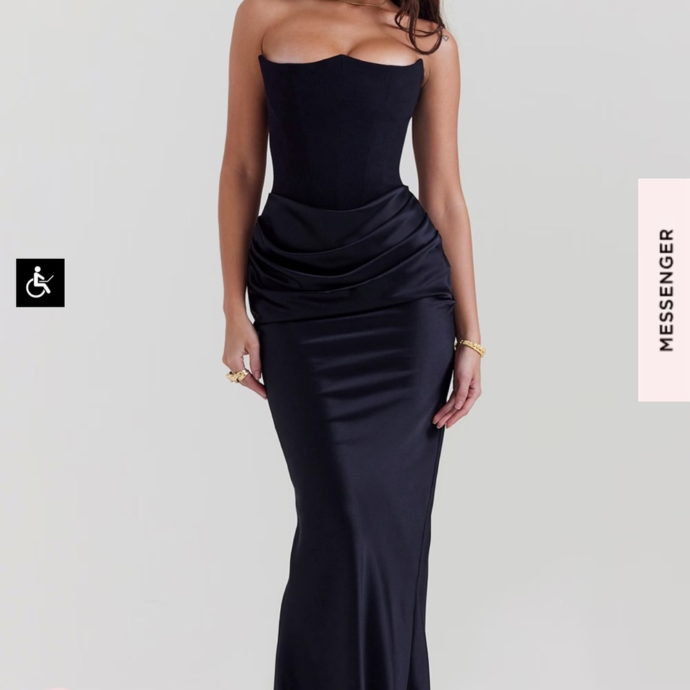 House of CB Black persephone dress